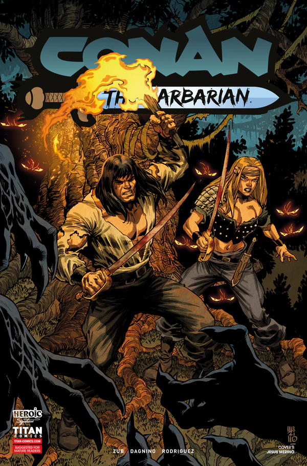 Conan the Barbarian: Jesus Merino Variant Cover #34 - Cover B